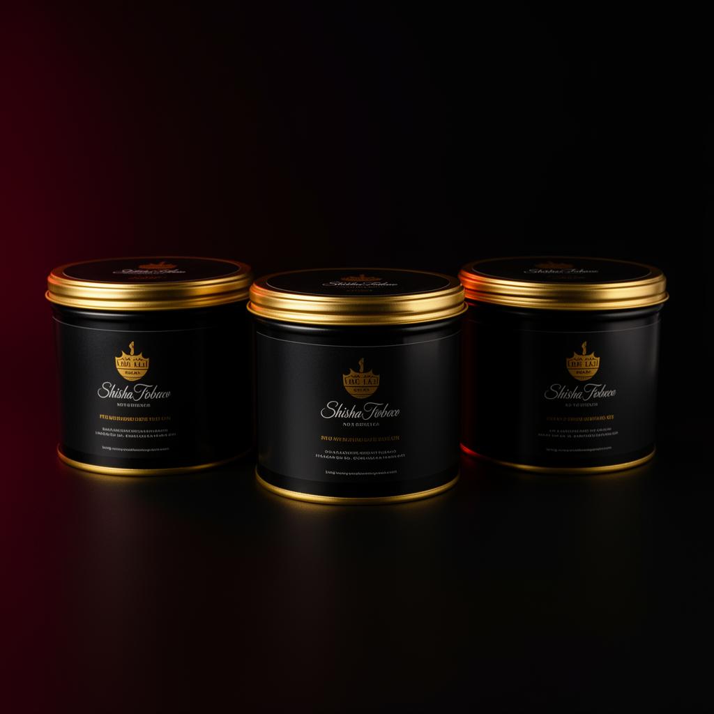 Royal Ash premium shisha tobacco bucket lineup